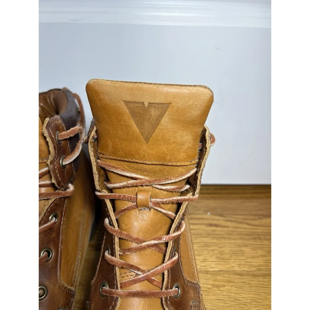 Sebago X Vane Scout Leather Boots Rust Cedar Mens Size 11 M Vibram Soles‎